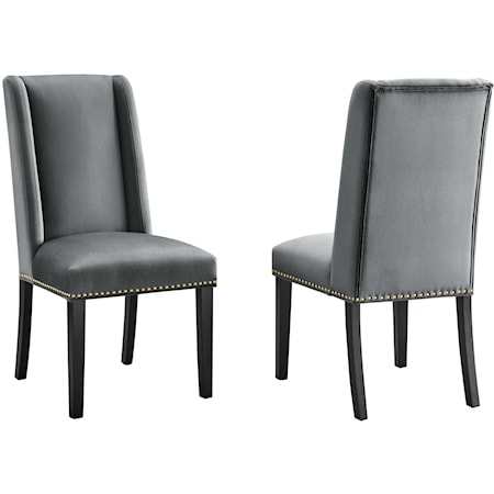 Baron Velvet Dining Chairs - Set of 2