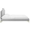 Modway Adelaide Adelaide Velvet Twin Platform Bed