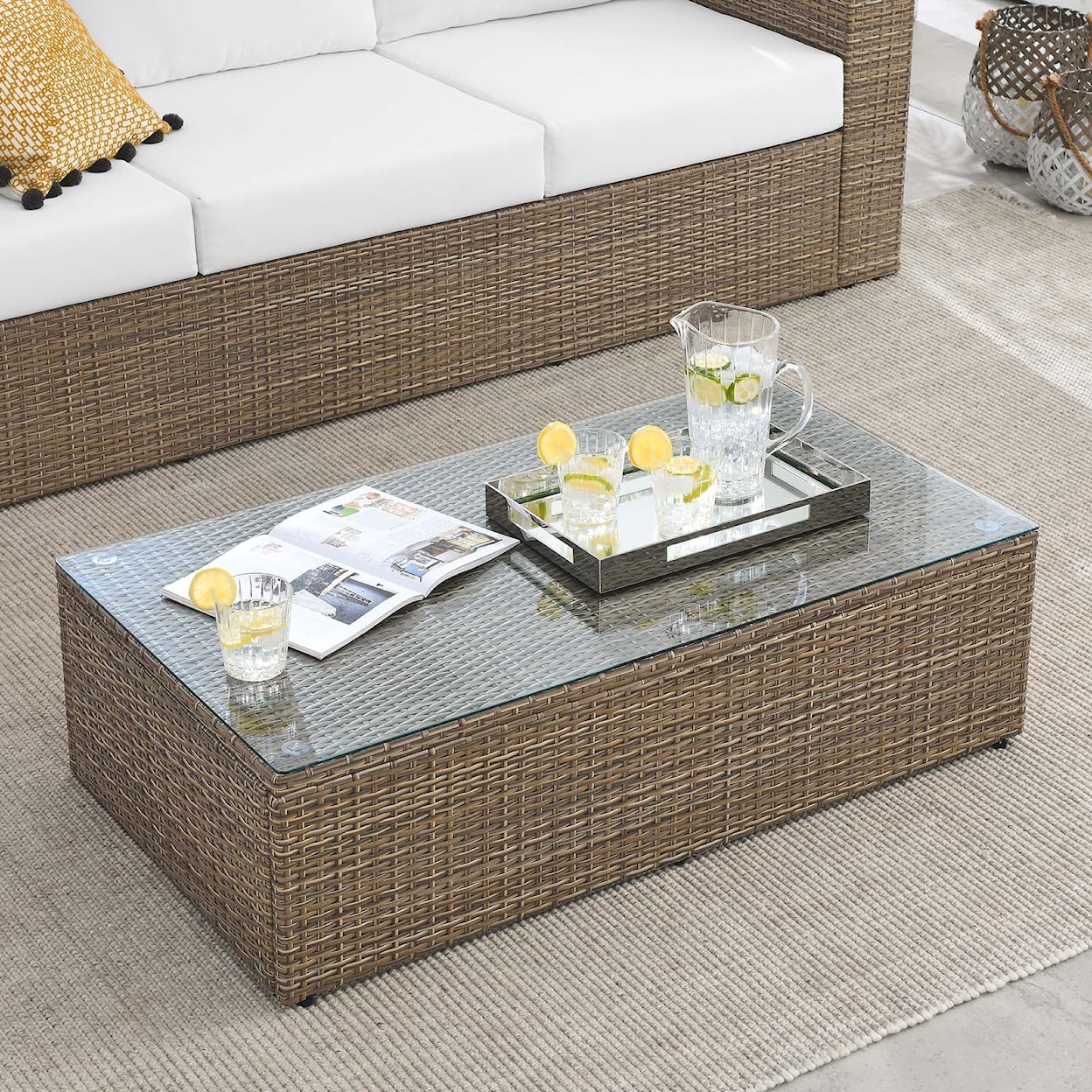 Modway Convene Outdoor Coffee Table