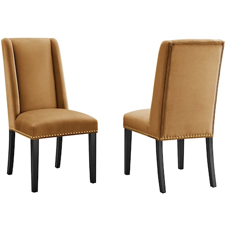 Baron Velvet Dining Chairs - Set of 2