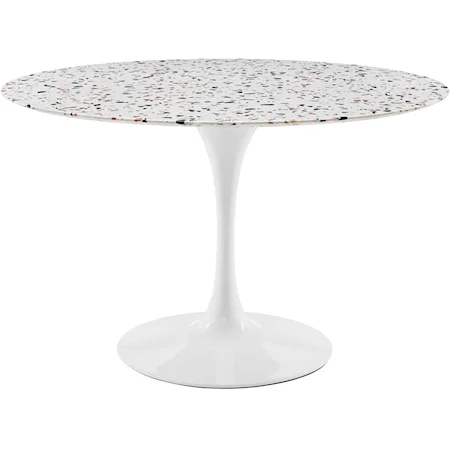 Lippa 47" Round Terrazzo Dining Table