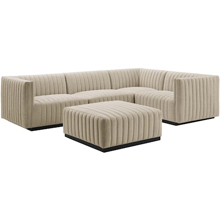 Fabric 5-Piece Sectional