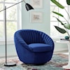 Modway Whirr Whirr Velvet Swivel Chair