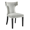 Modway Curve Curve Velvet Dining Chairs - Set of 2