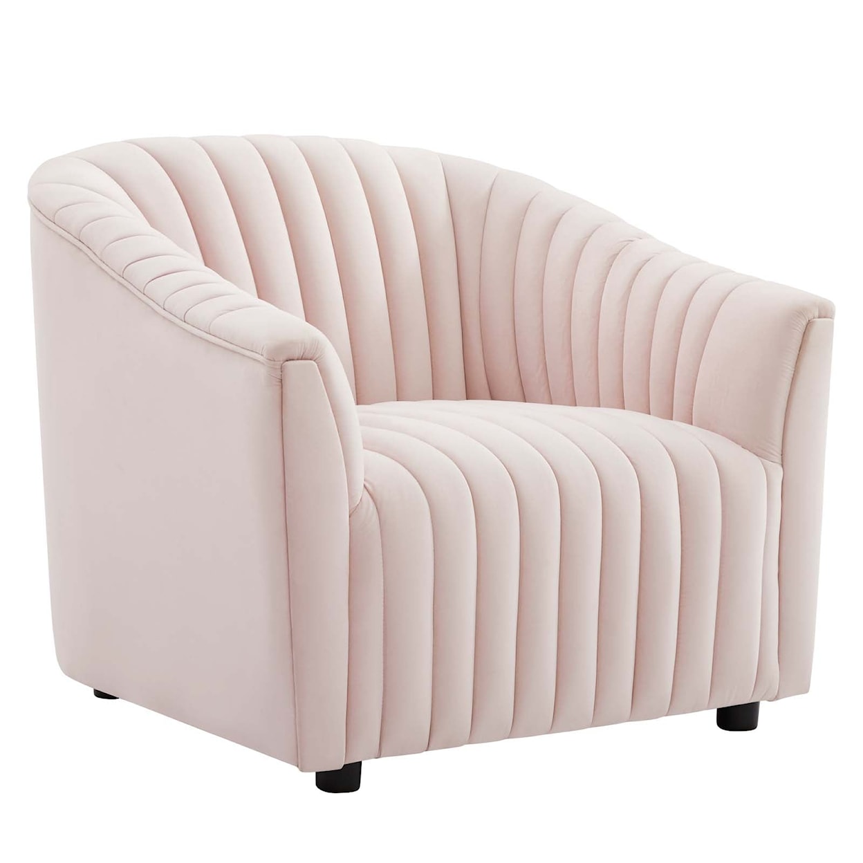 Modway Announce Announce Velvet Channel Armchair