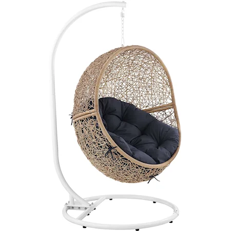 Encase Outdoor Patio Rattan Swing Chair