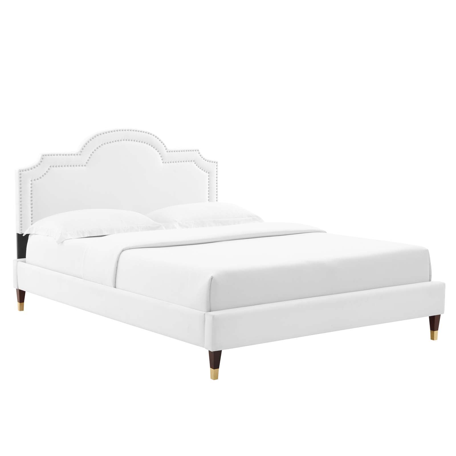 Modway Aviana Aviana Performance Velvet Twin Bed Value City Furniture