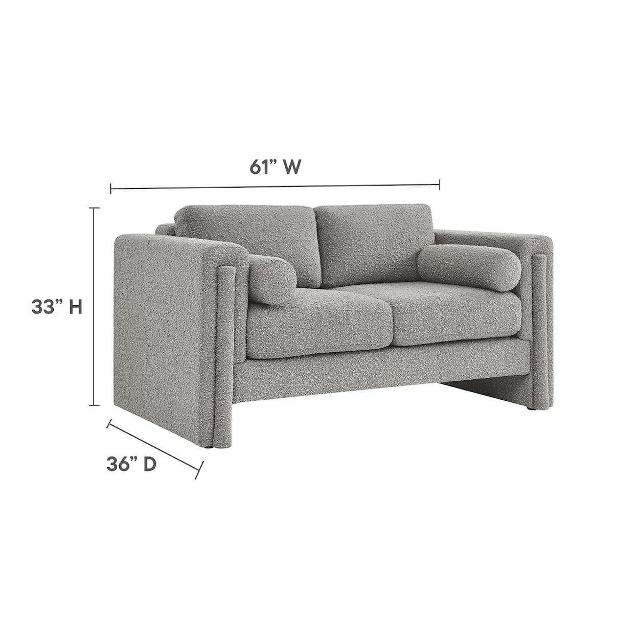 Modway Visible Loveseat