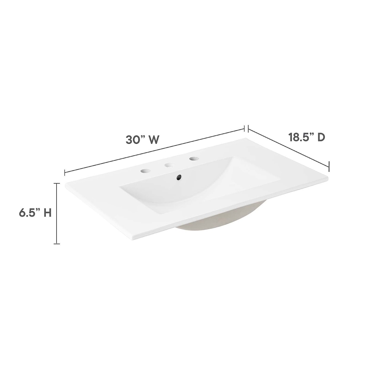 Modway Cayman Cayman 30" Bathroom Sink