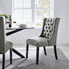 Modway Baronet Baronet Button Fabric Dining Chair