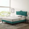 Modway Clara Clara Velvet Queen Platform Bed