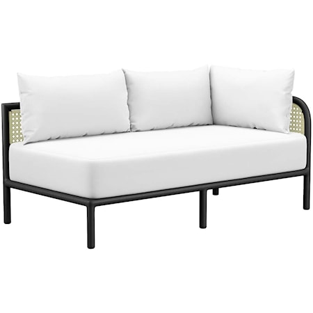 Hanalei Outdoor Patio Right-Arm Loveseat