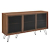 Modway Nomad Sideboard with Sliding Metal Mesh Doors