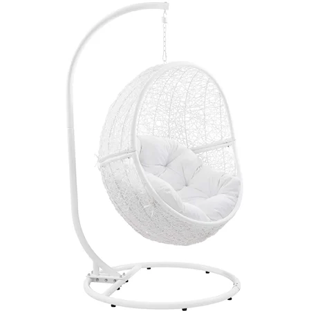 Encase Outdoor Patio Rattan Swing Chair