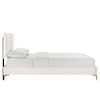 Modway Sofia Sofia Channel Velvet Queen Platform Bed