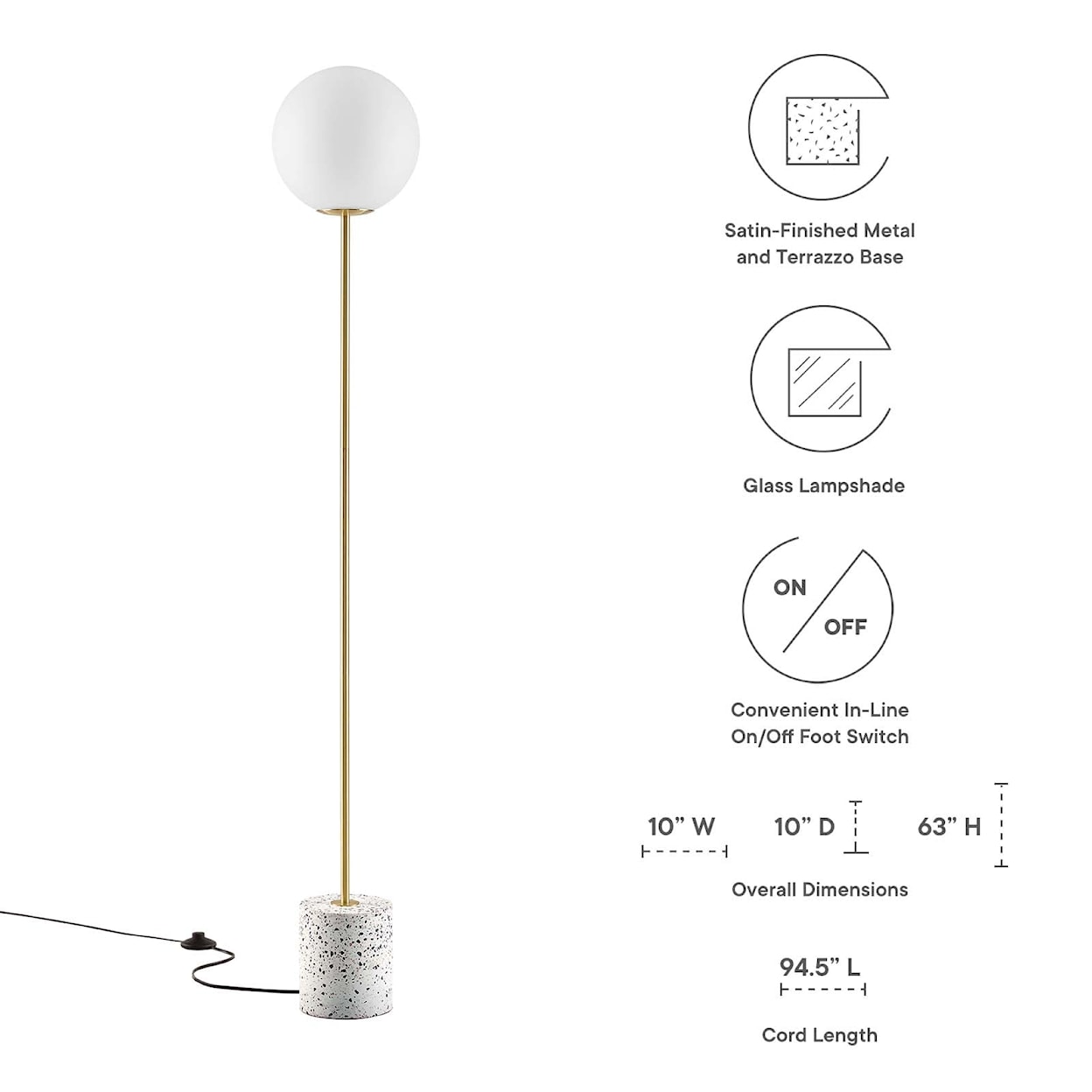 Modway Logic Floor Lamp