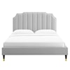 Modway Colette Colette Twin Velvet Platform Bed