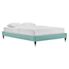 Modway Reagan Reagan Twin Velvet Platform Bed