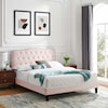 Modway Amber Amber Velvet Twin Platform Bed