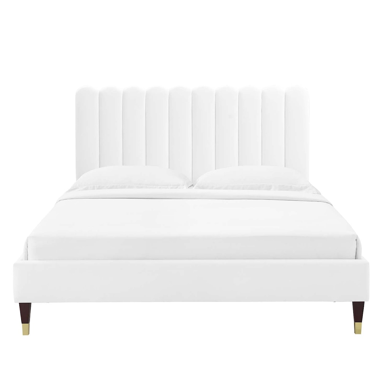 Modway Reagan Reagan King Velvet Platform Bed