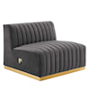 Modway Conjure Velvet 4-Piece Sofa