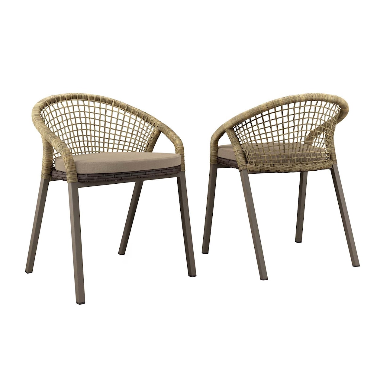 Modway Meadow Meadow Outdoor Patio Dining Chairs Set of 2