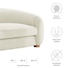 Modway Abundant Abundant BoucleSofa