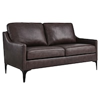 Corland Leather Loveseat