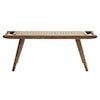 Modway Saoirse Saoirse 47" Wove Rope Wood Bench