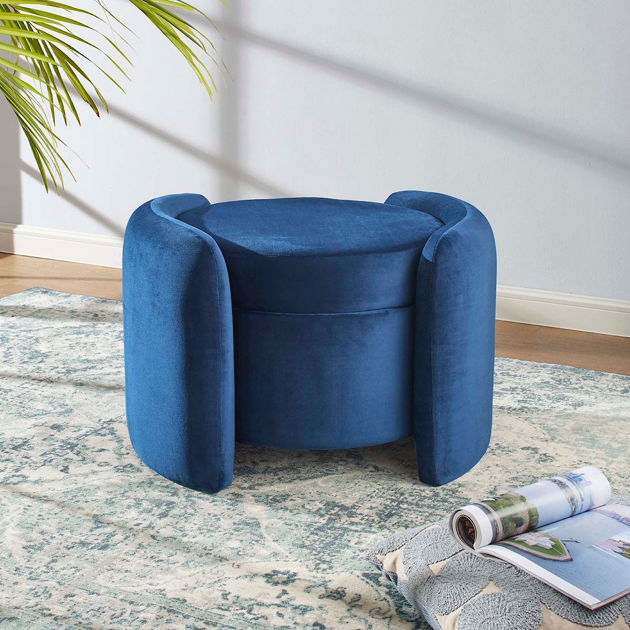 Modway Nebula Nebula Velvet Ottoman