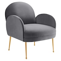 Transcend Performance Velvet Armchair