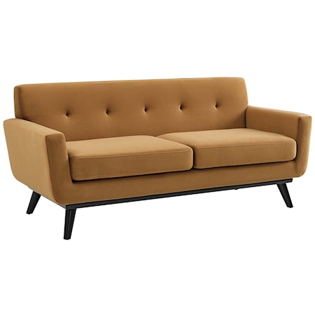 Engage Velvet Loveseat