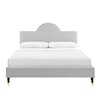 Modway Aurora Aurora Velvet Twin Bed