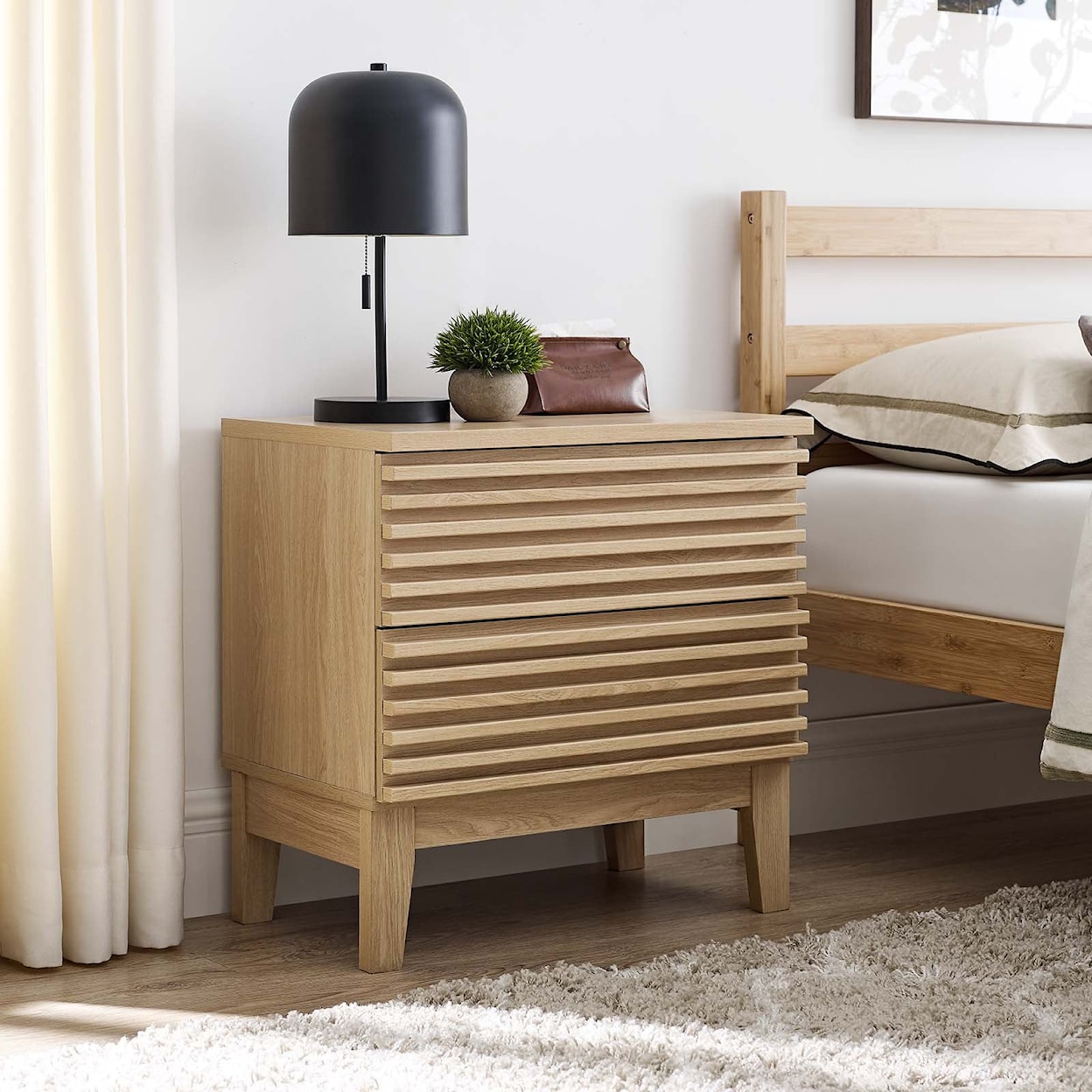 Modway Render Mid-Century Bedside Table