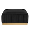 Modway Conjure Velvet Ottoman