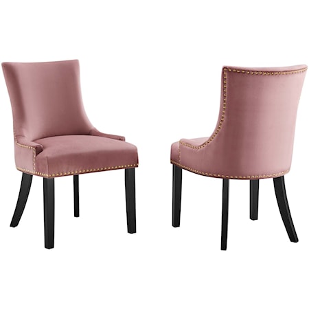 Marquis Velvet Dining Chairs - Set of 2