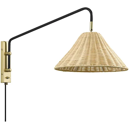 Keala Rattan Wall Sconce