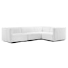 Modway Conjure Fabric 4-Piece L-Shaped Sectional