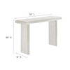 Modway Relic Relic Concrete Textured Console Table