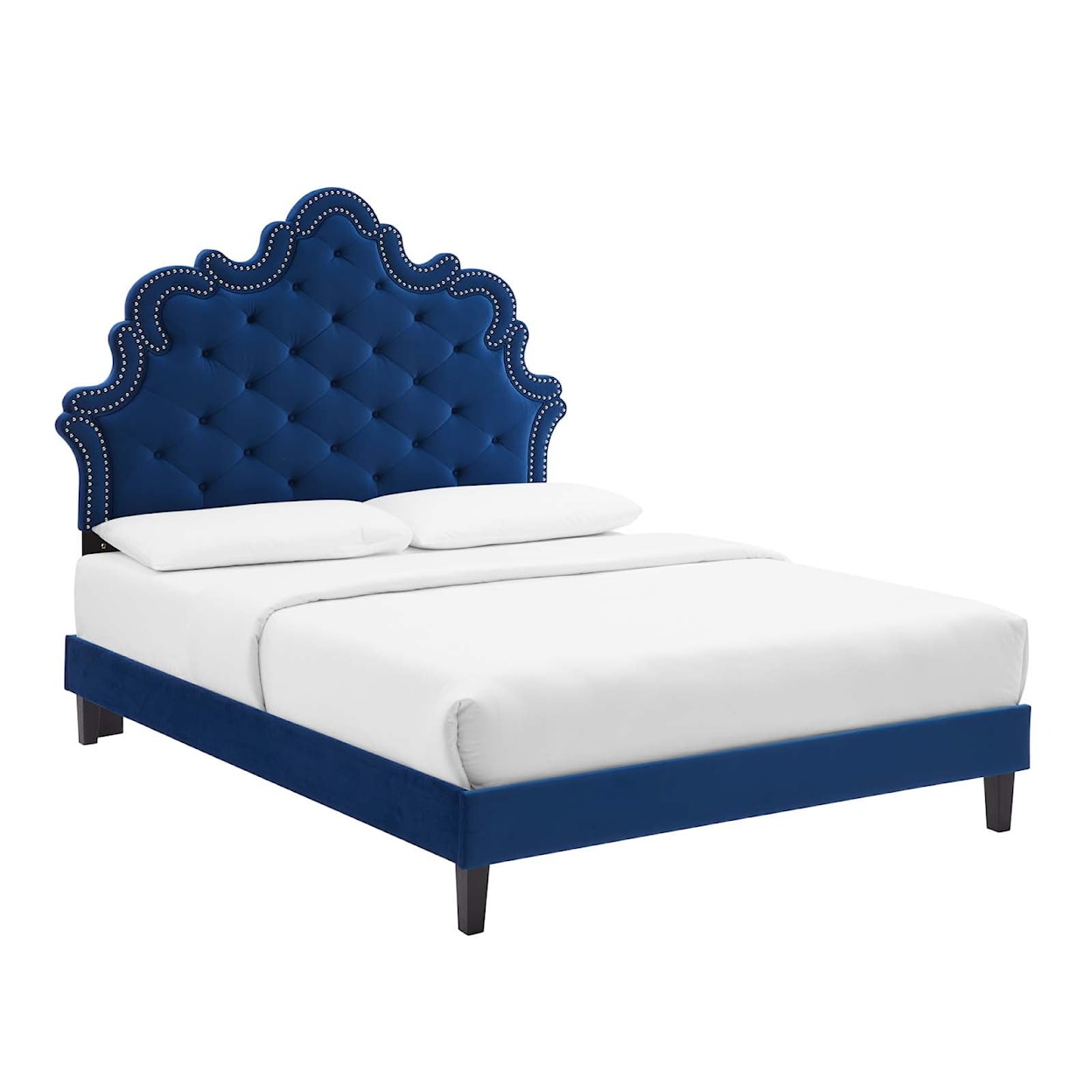 Modway Sasha Sasha Velvet King Bed