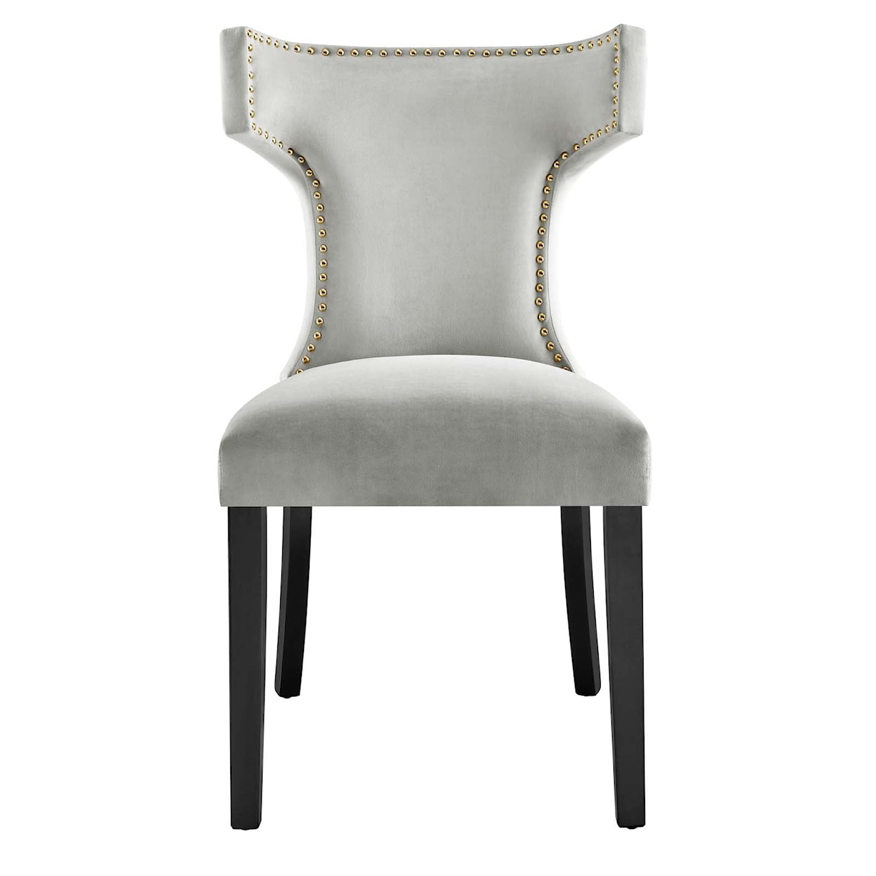 Modway Curve Curve Velvet Dining Chairs - Set of 2