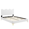 Modway Current Current Velvet Queen Platform Bed