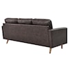 Modway Valour Valour 78" Leather Apartment Sectional Sofa