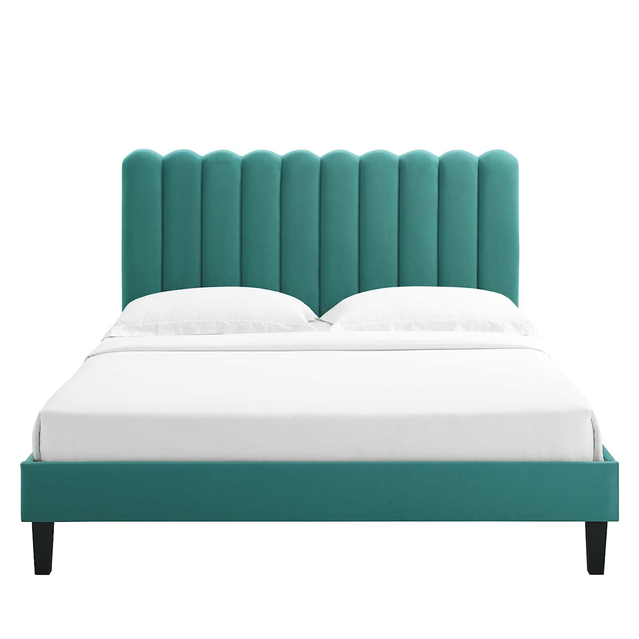 Modway Reagan Reagan King Velvet Platform Bed