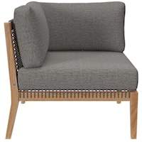 Contemporary Clearwater Outdoor Patio Corner Chair