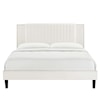 Modway Zahra Zahra Channel Velvet Queen Platform Bed