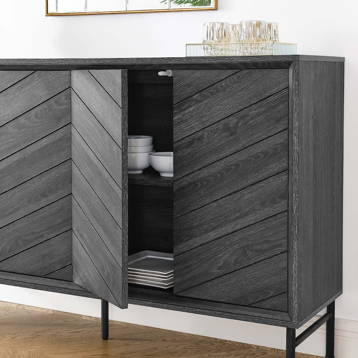 Modway Harper Harper Chevron Sideboard