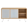 Modway Nomad Sideboard with Sliding Metal Mesh Doors