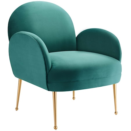 Transcend Velvet Armchair