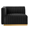 Modway Conjure Velvet 4-Piece Sofa